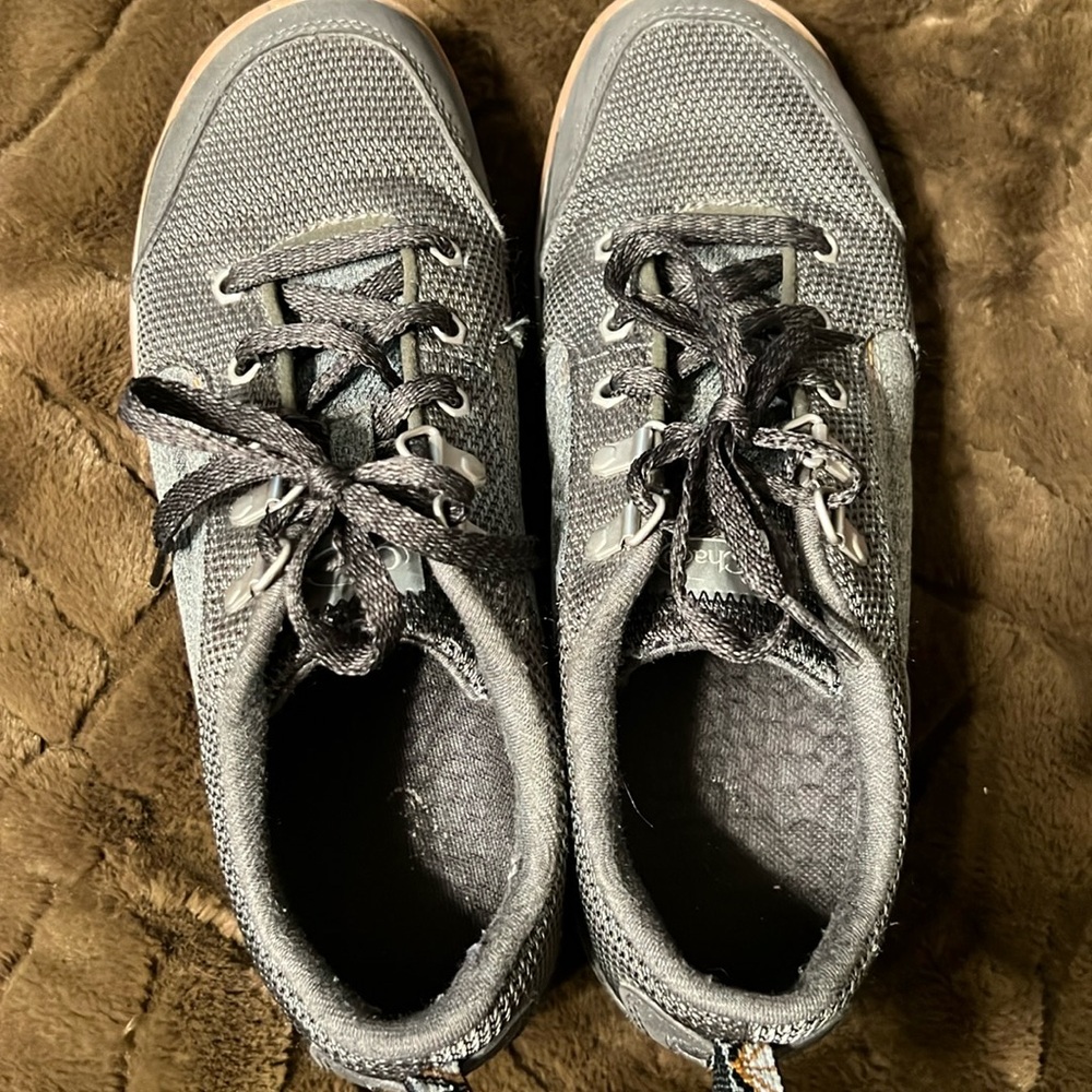 Black and Gray Chaco Shoes